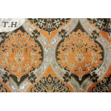 Laranja Jacquard padrão de tecido de alta qualidade sofá Design pelo famoso designer